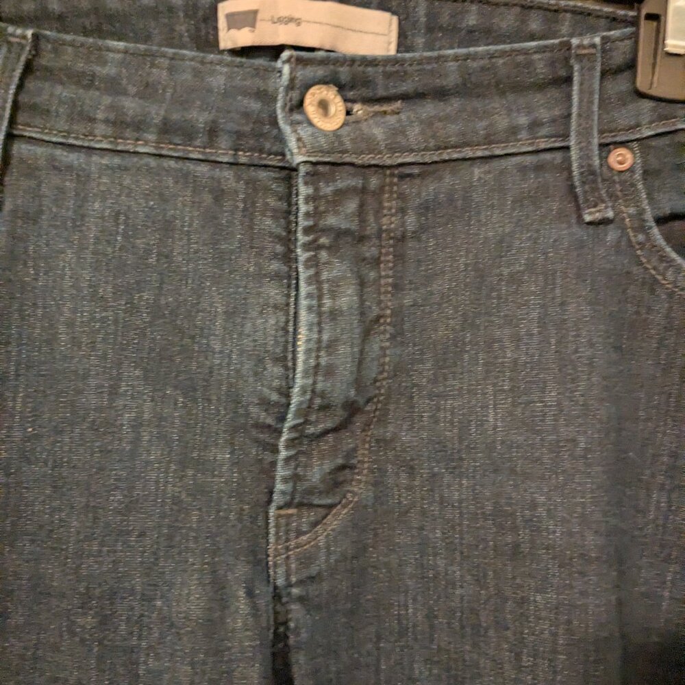 Levi's dark indigo wash jeggings size 22 - Picture 2 of 8